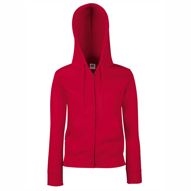 62118-LADY-FIT PREMIUM HOODED SWEAT JACKET